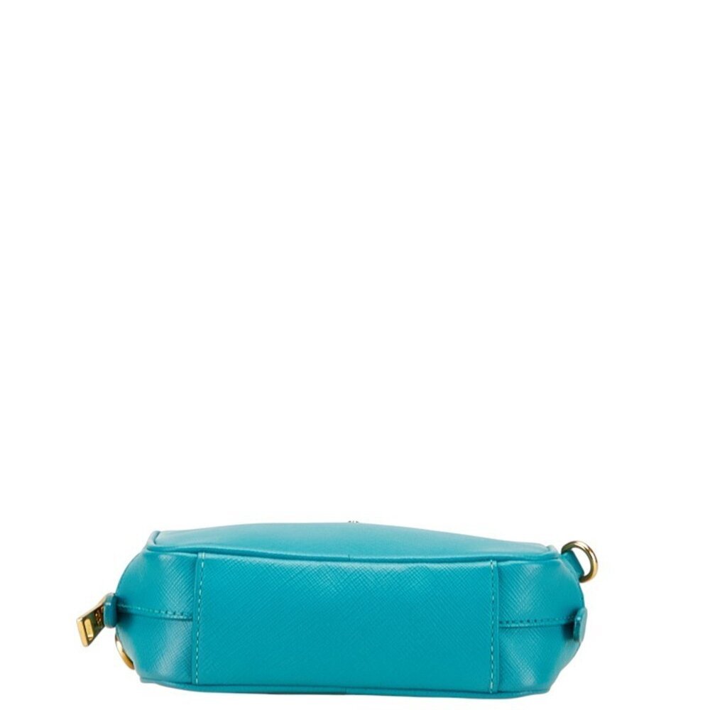 PRADA Blue Leather Shoulder Bag - Picture 3 of 13